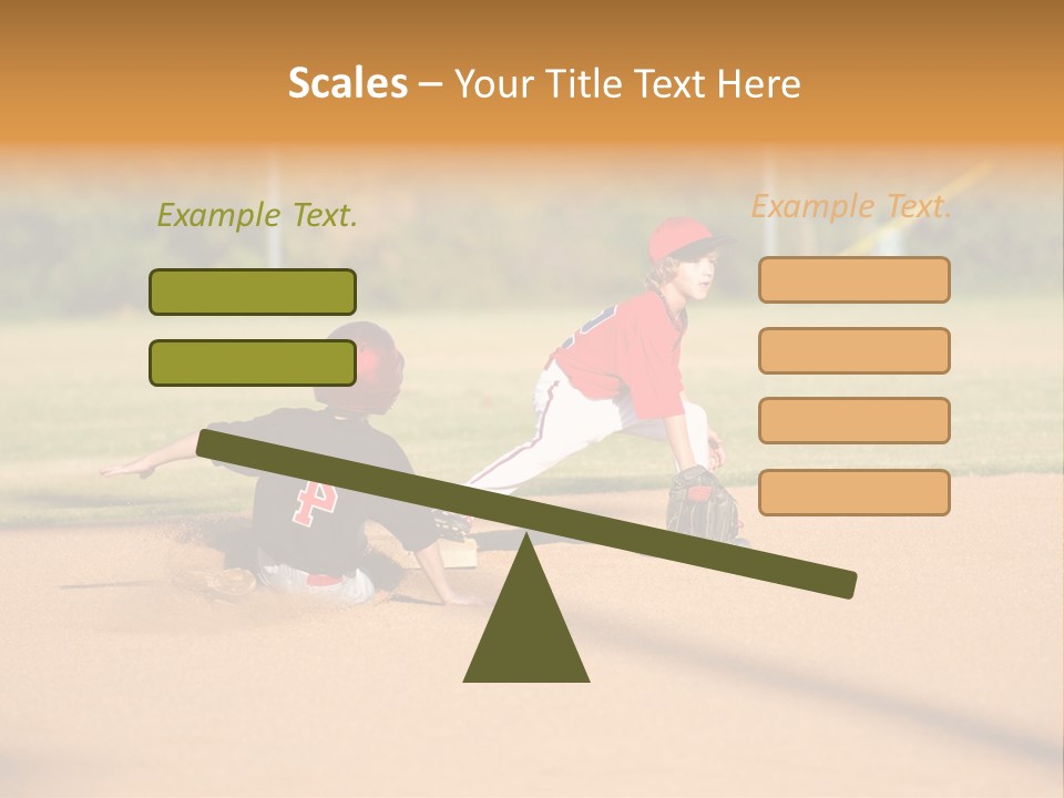 Child Boy Catch PowerPoint Template