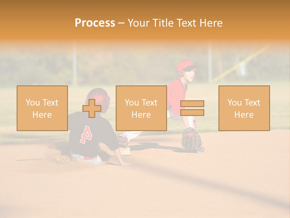 Child Boy Catch PowerPoint Template