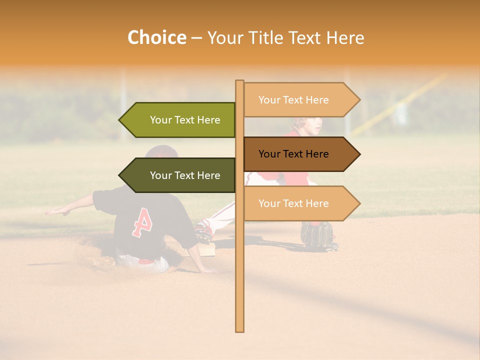 Child Boy Catch PowerPoint Template