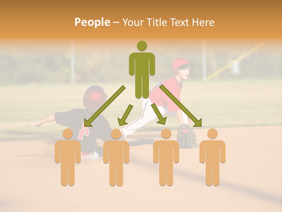 Child Boy Catch PowerPoint Template