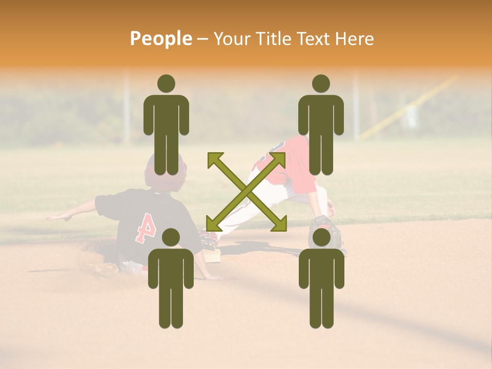 Child Boy Catch PowerPoint Template