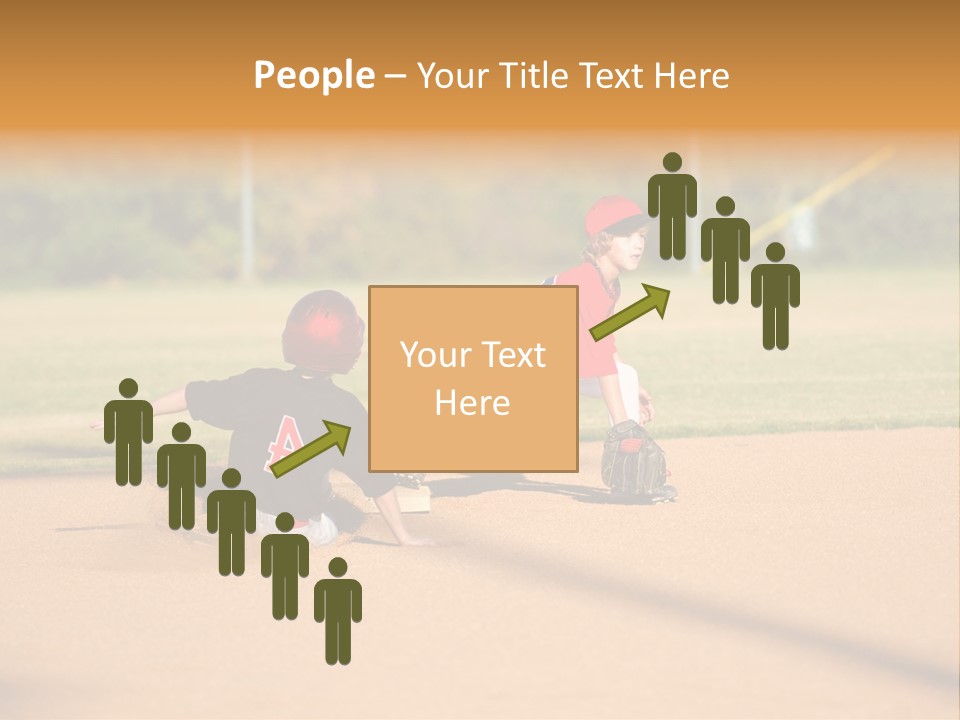 Child Boy Catch PowerPoint Template