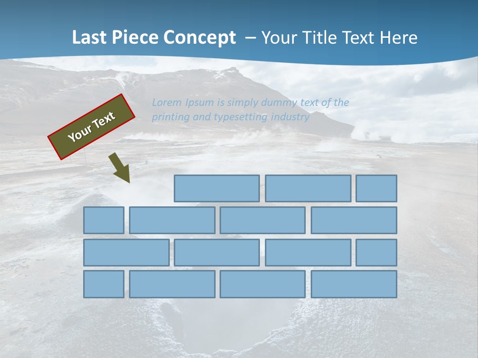 Dramatic Lava Attraction PowerPoint Template