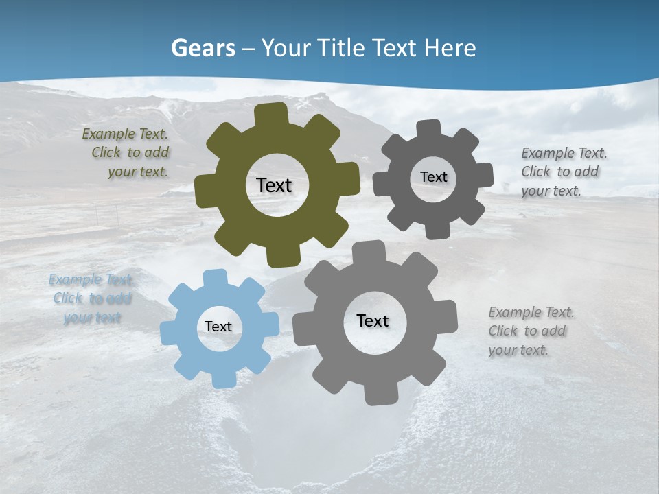 Dramatic Lava Attraction PowerPoint Template