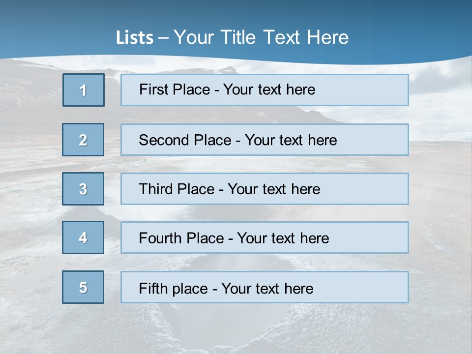 Dramatic Lava Attraction PowerPoint Template