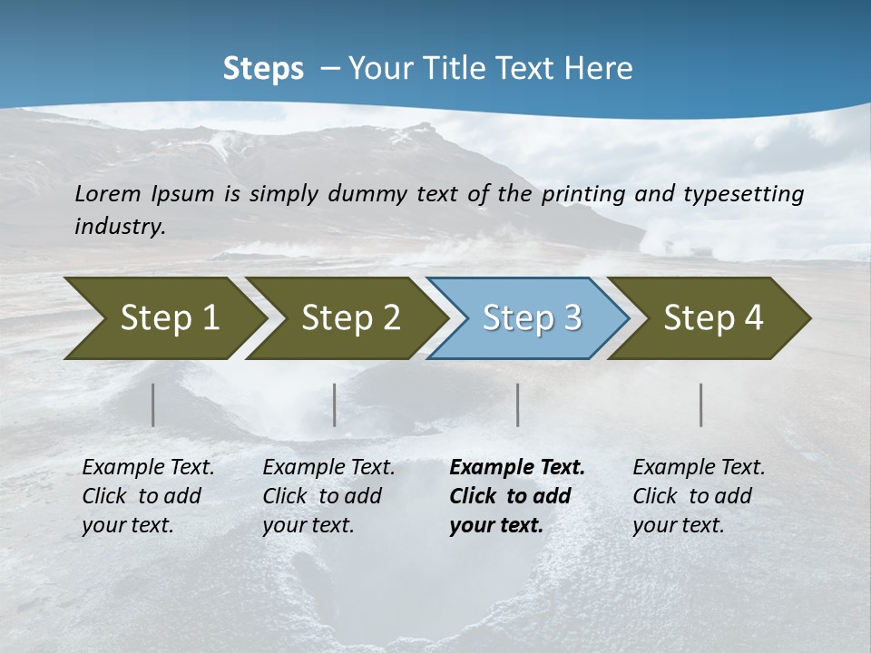 Dramatic Lava Attraction PowerPoint Template