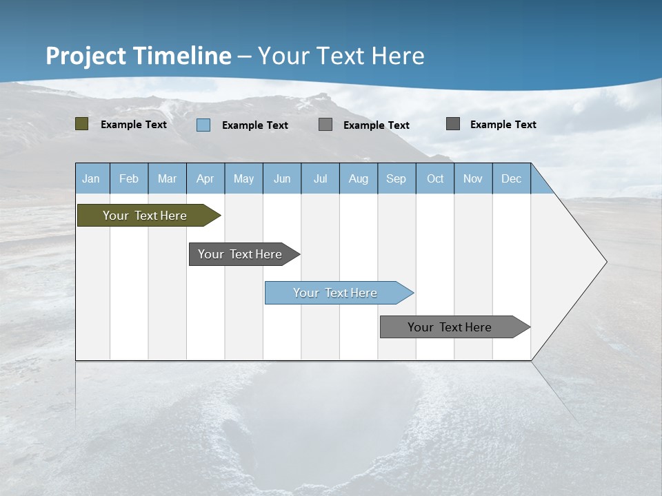 Dramatic Lava Attraction PowerPoint Template