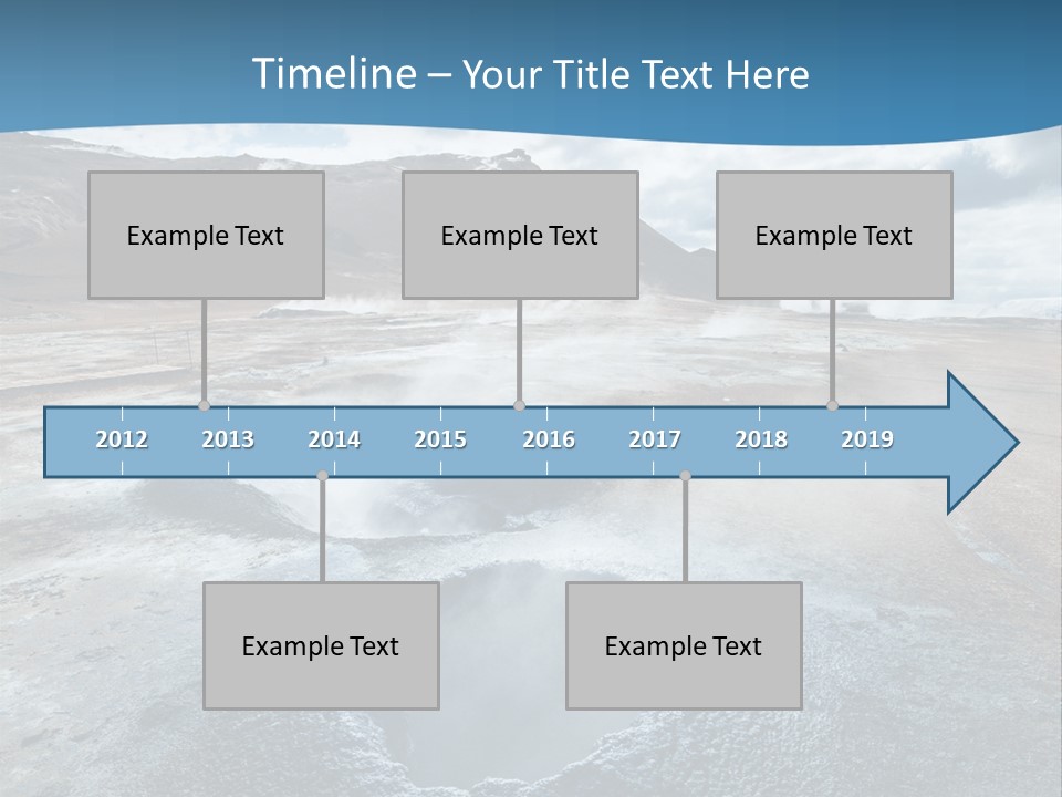 Dramatic Lava Attraction PowerPoint Template