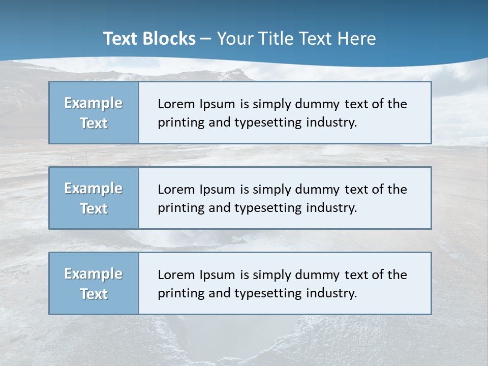 Dramatic Lava Attraction PowerPoint Template
