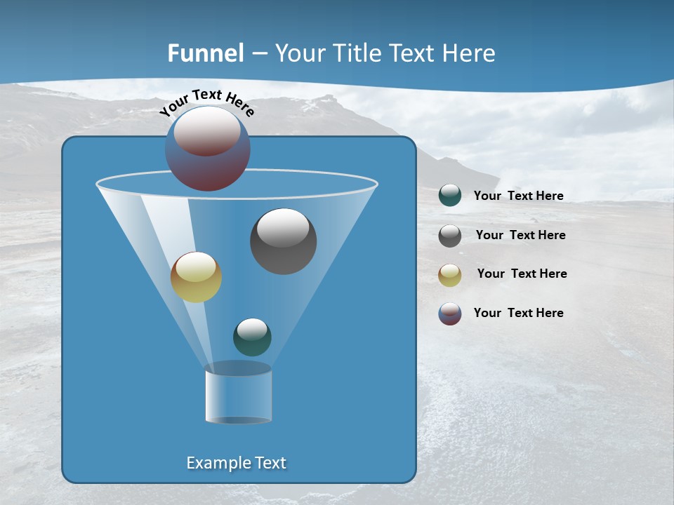 Dramatic Lava Attraction PowerPoint Template