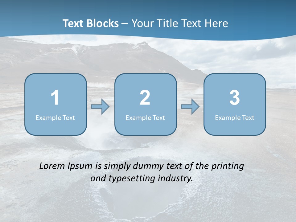Dramatic Lava Attraction PowerPoint Template