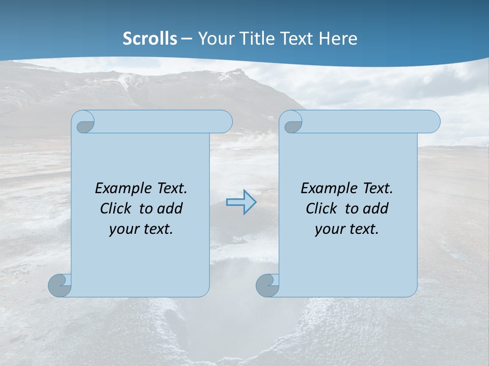 Dramatic Lava Attraction PowerPoint Template