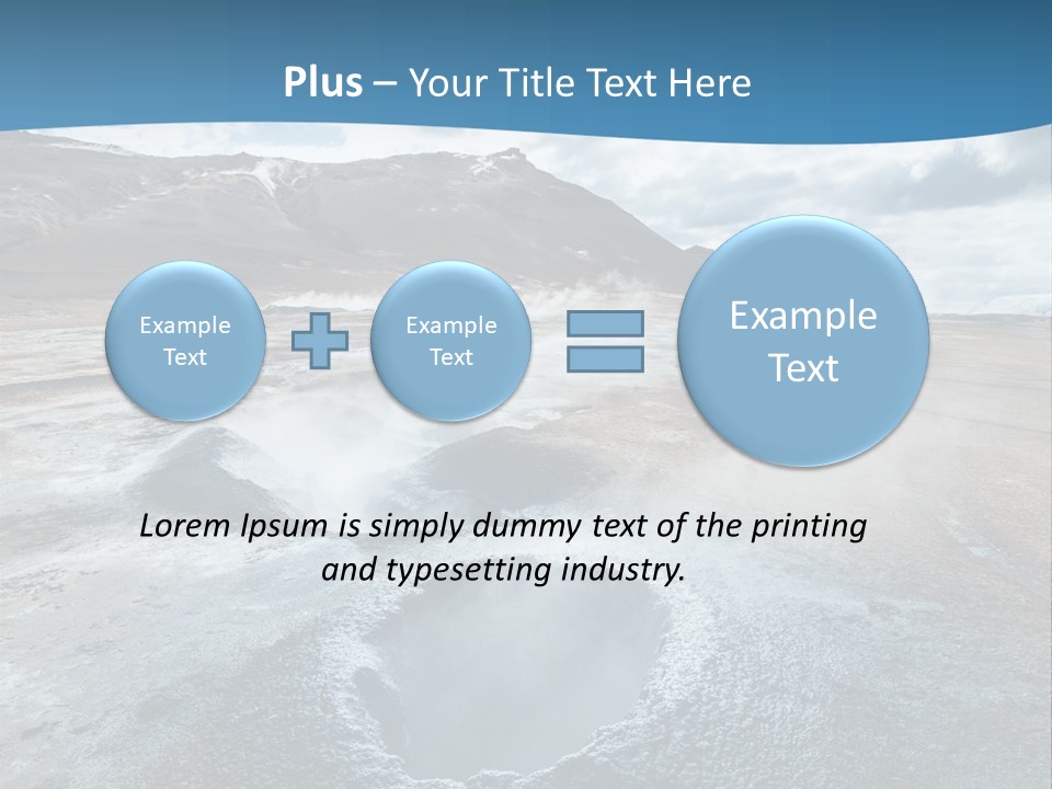 Dramatic Lava Attraction PowerPoint Template