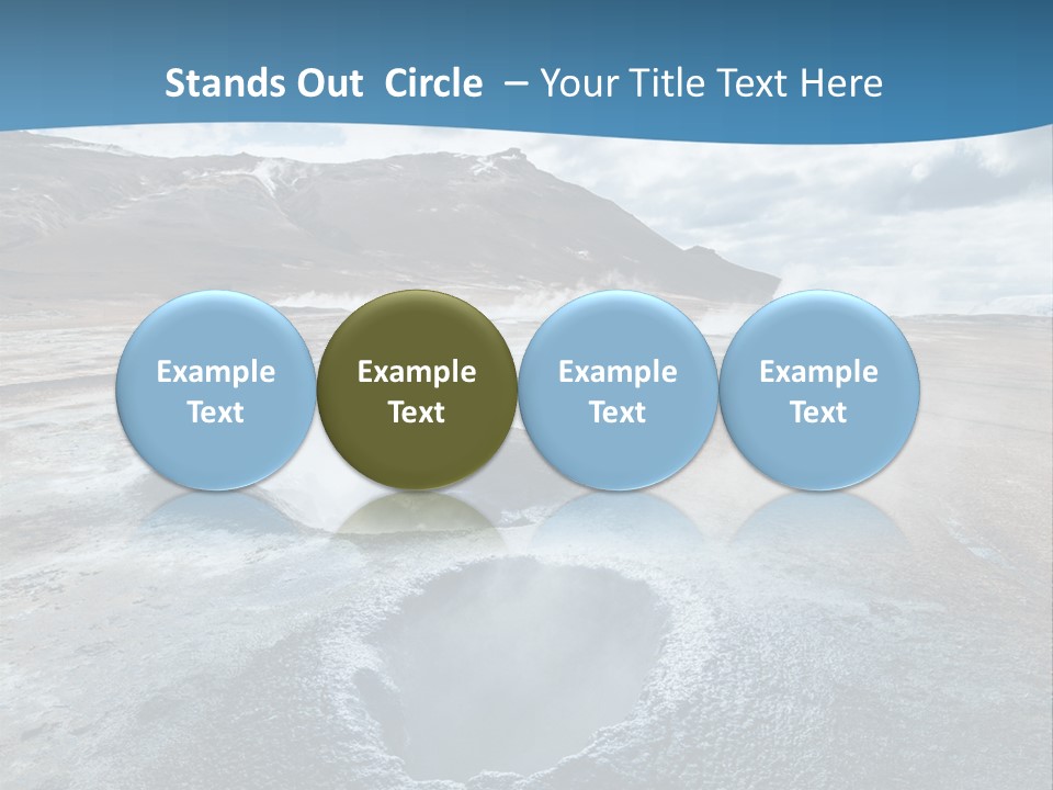 Dramatic Lava Attraction PowerPoint Template