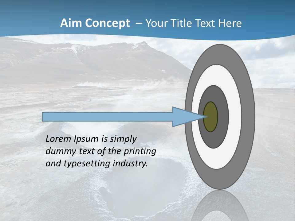 Dramatic Lava Attraction PowerPoint Template