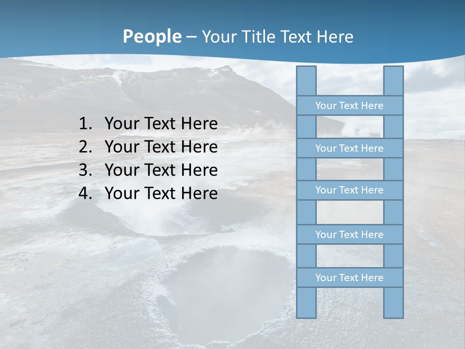 Dramatic Lava Attraction PowerPoint Template