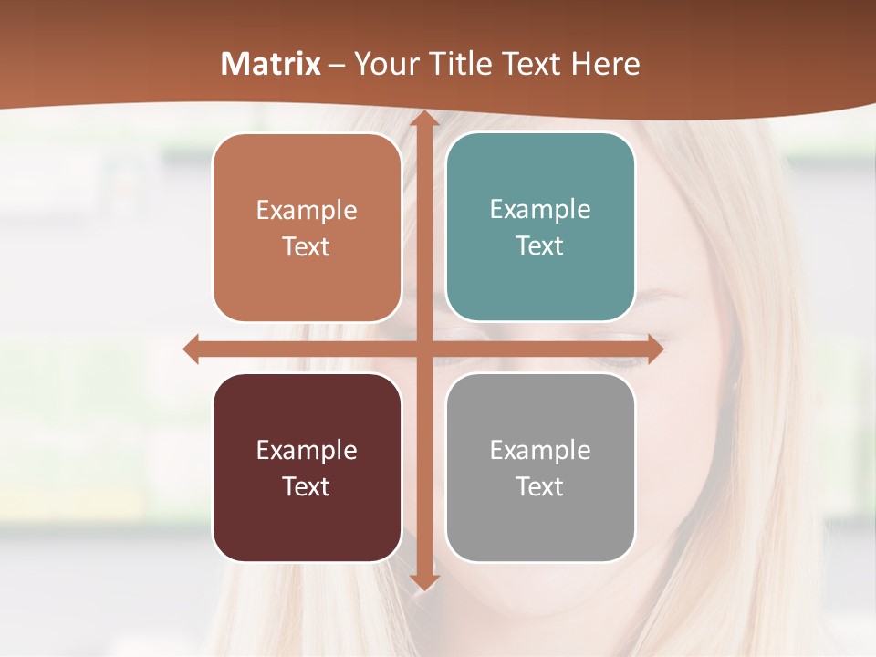 Health Issues Caucasian Pharmacist PowerPoint Template