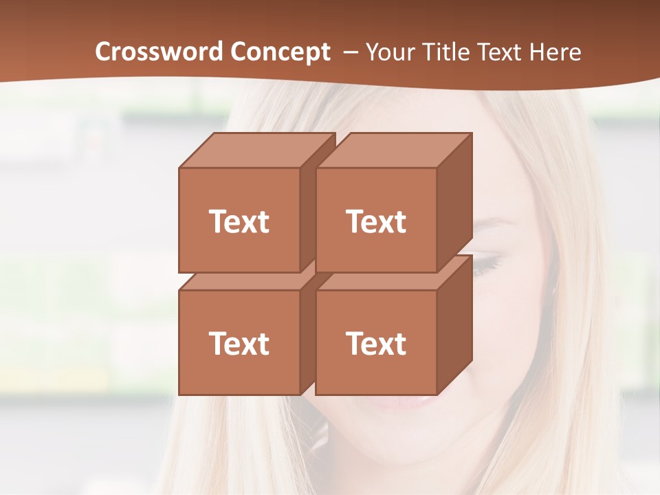 Health Issues Caucasian Pharmacist PowerPoint Template