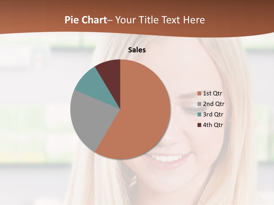 Health Issues Caucasian Pharmacist PowerPoint Template