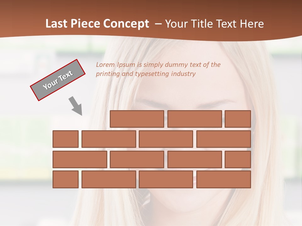 Health Issues Caucasian Pharmacist PowerPoint Template