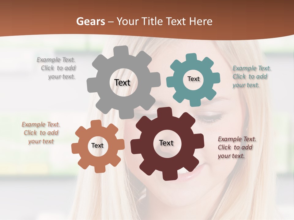 Health Issues Caucasian Pharmacist PowerPoint Template