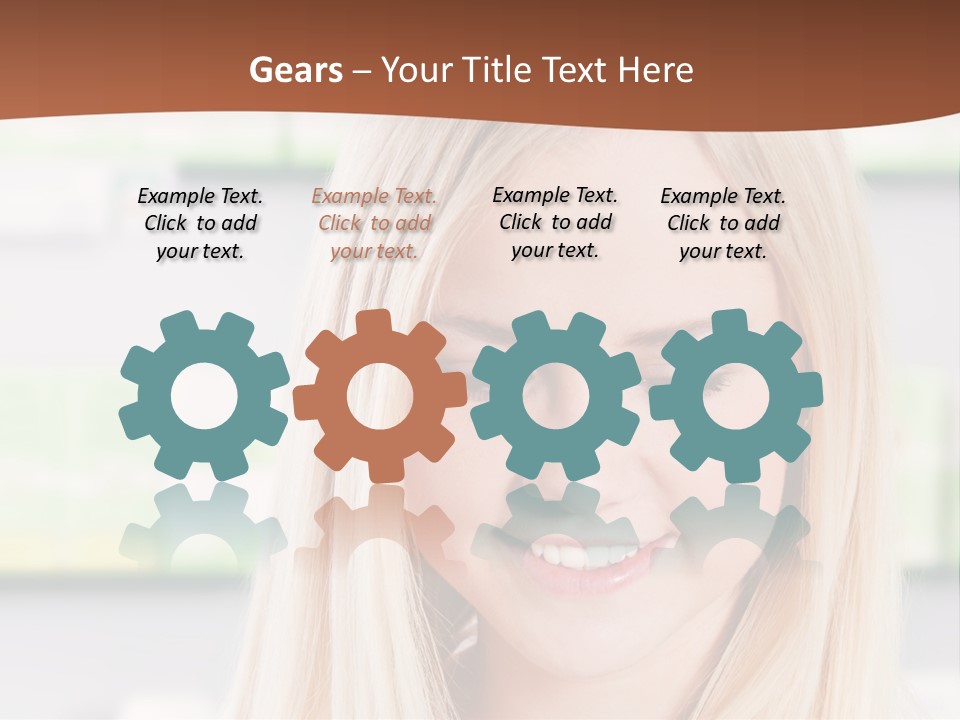 Health Issues Caucasian Pharmacist PowerPoint Template