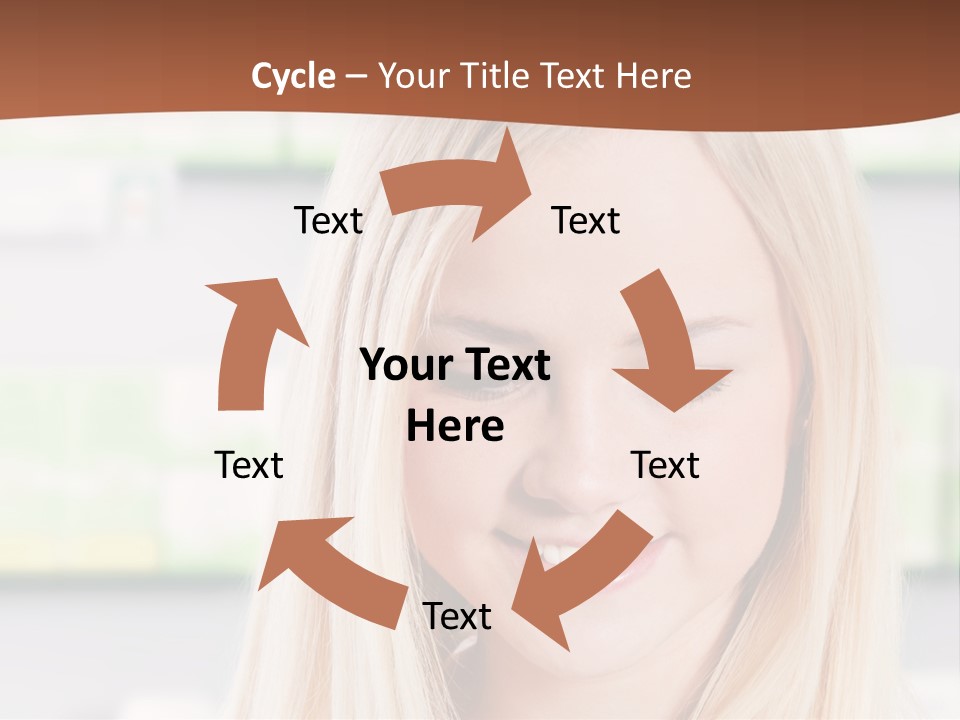 Health Issues Caucasian Pharmacist PowerPoint Template
