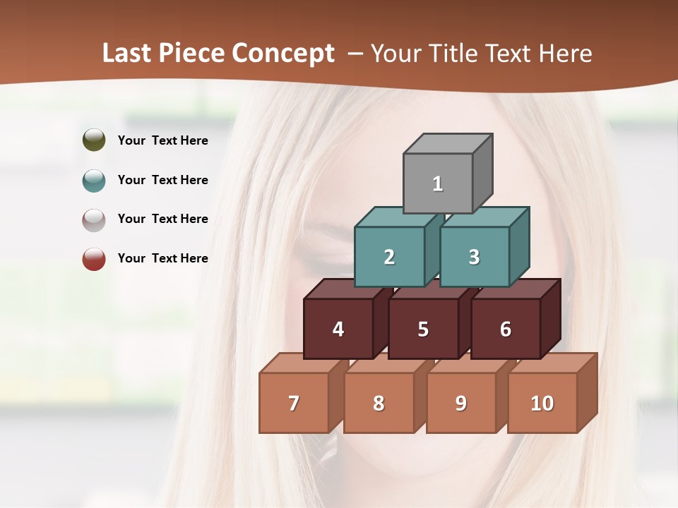 Health Issues Caucasian Pharmacist PowerPoint Template