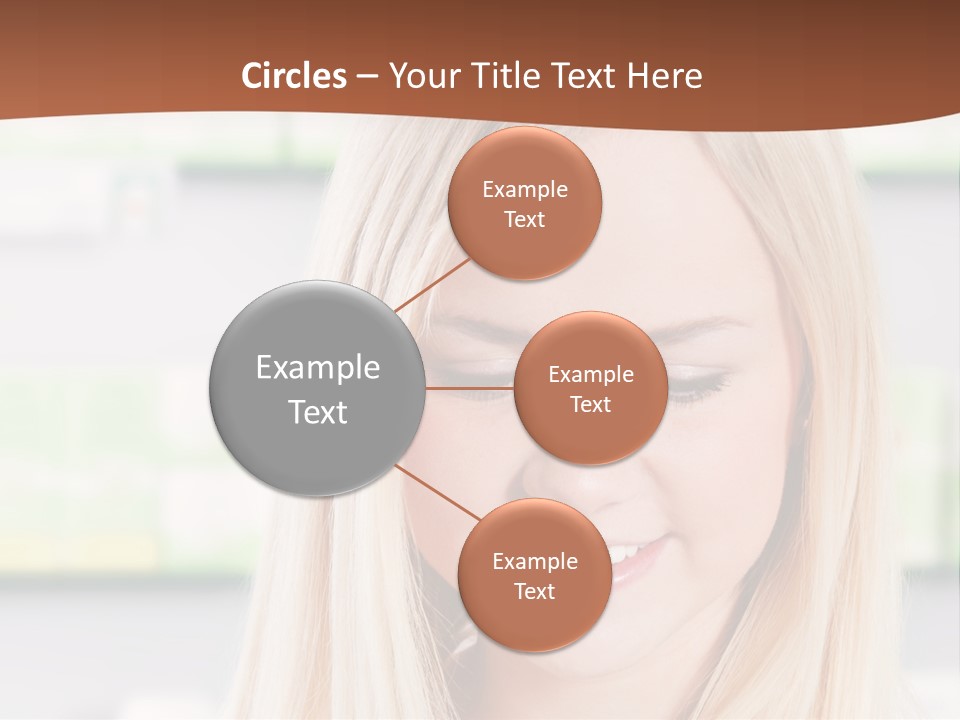 Health Issues Caucasian Pharmacist PowerPoint Template
