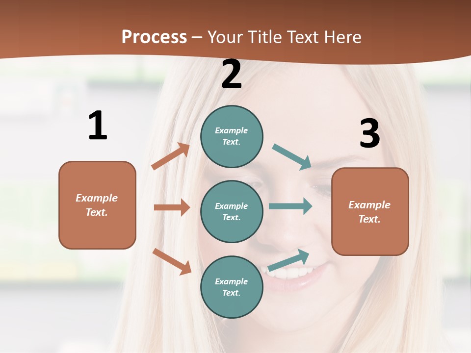 Health Issues Caucasian Pharmacist PowerPoint Template