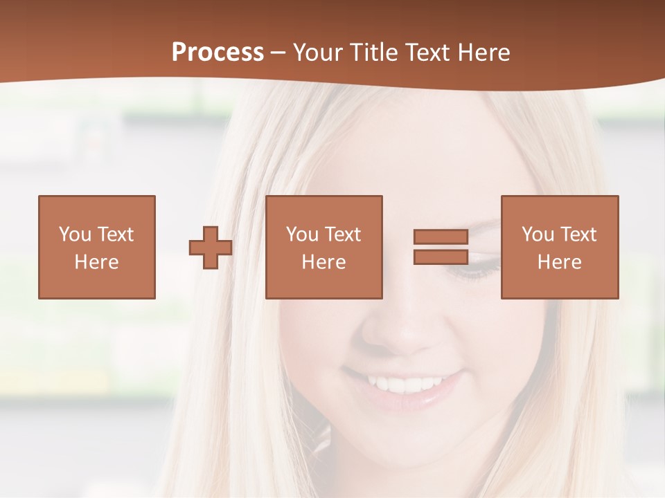 Health Issues Caucasian Pharmacist PowerPoint Template