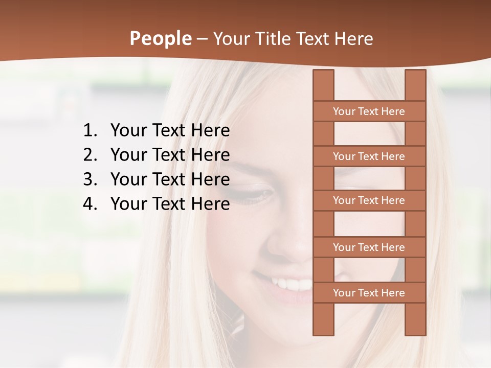 Health Issues Caucasian Pharmacist PowerPoint Template