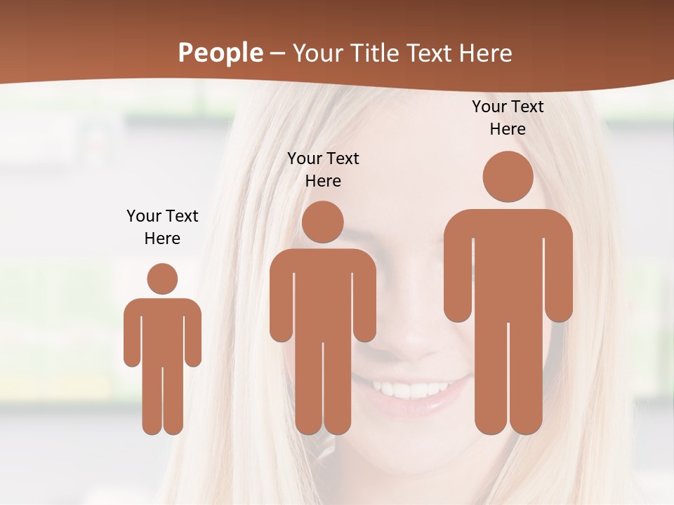 Health Issues Caucasian Pharmacist PowerPoint Template