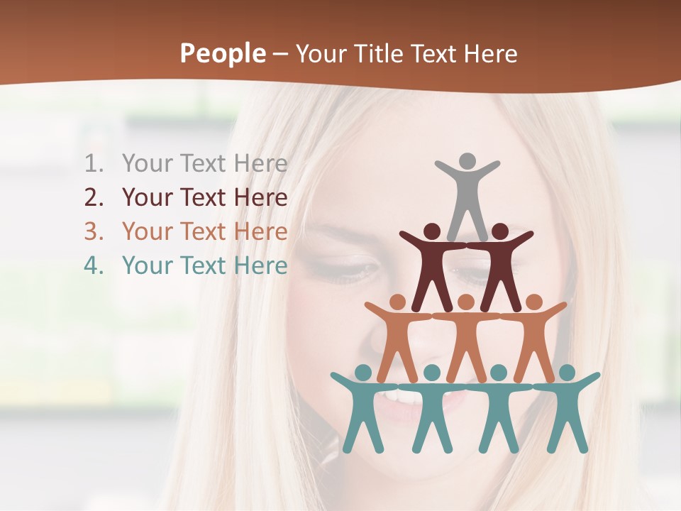 Health Issues Caucasian Pharmacist PowerPoint Template