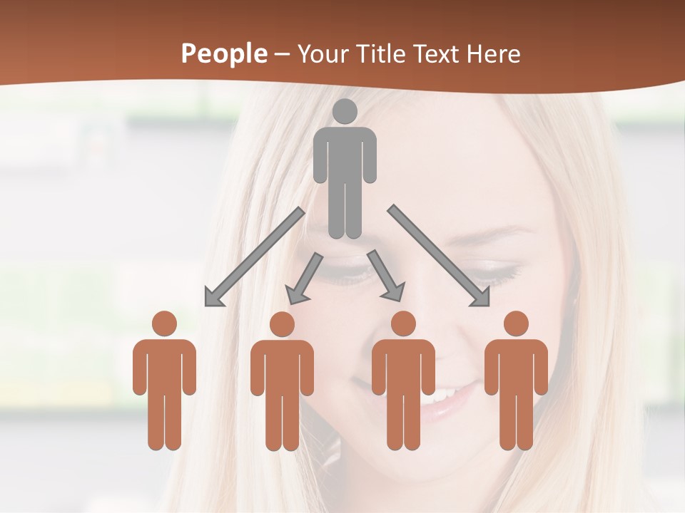 Health Issues Caucasian Pharmacist PowerPoint Template