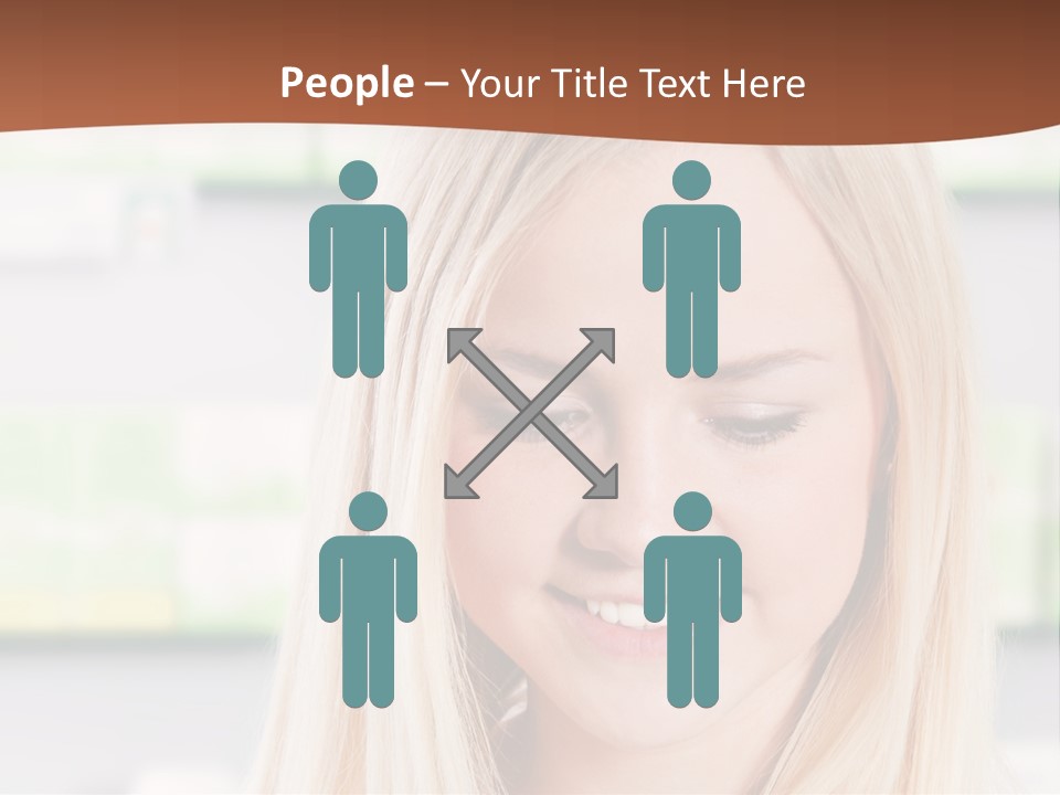 Health Issues Caucasian Pharmacist PowerPoint Template