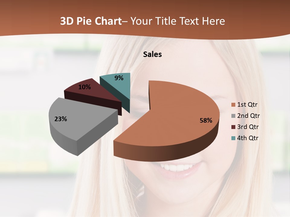 Health Issues Caucasian Pharmacist PowerPoint Template