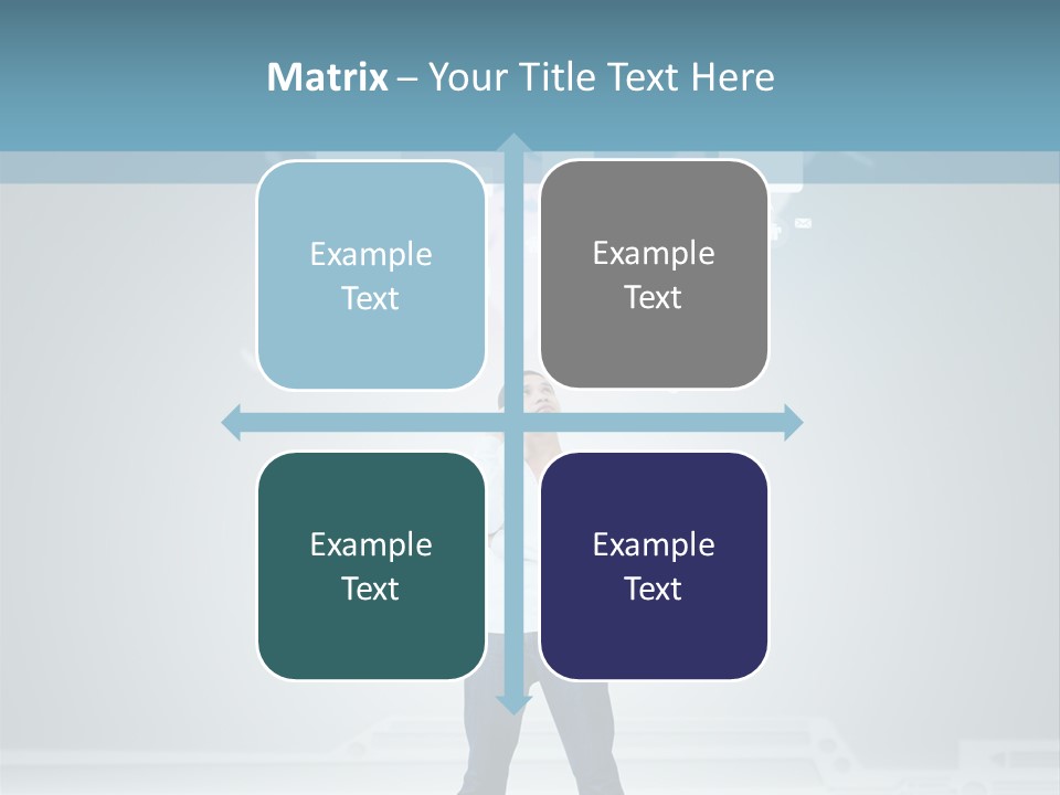 Network Message Background PowerPoint Template