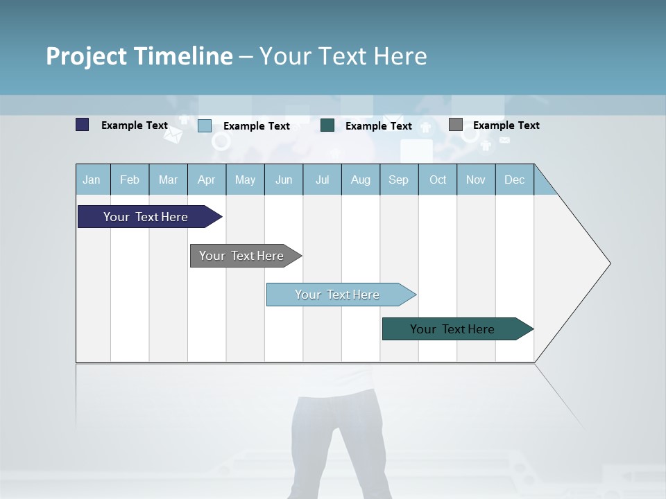 Network Message Background PowerPoint Template