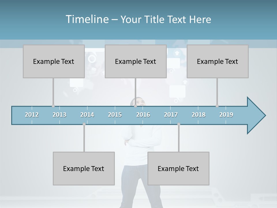 Network Message Background PowerPoint Template