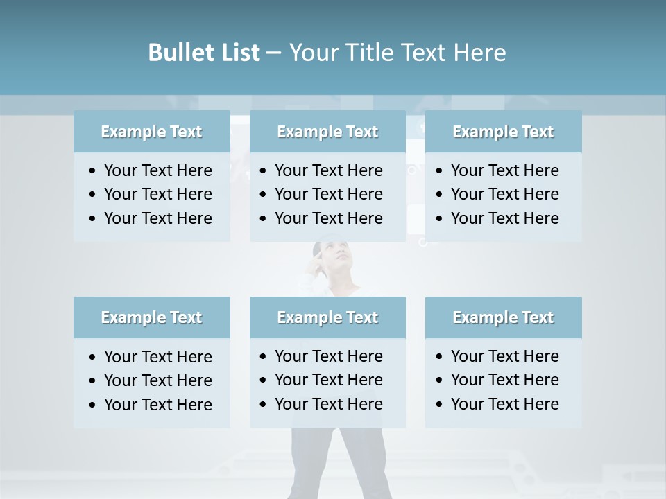 Network Message Background PowerPoint Template