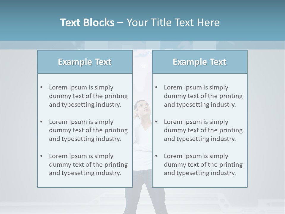 Network Message Background PowerPoint Template