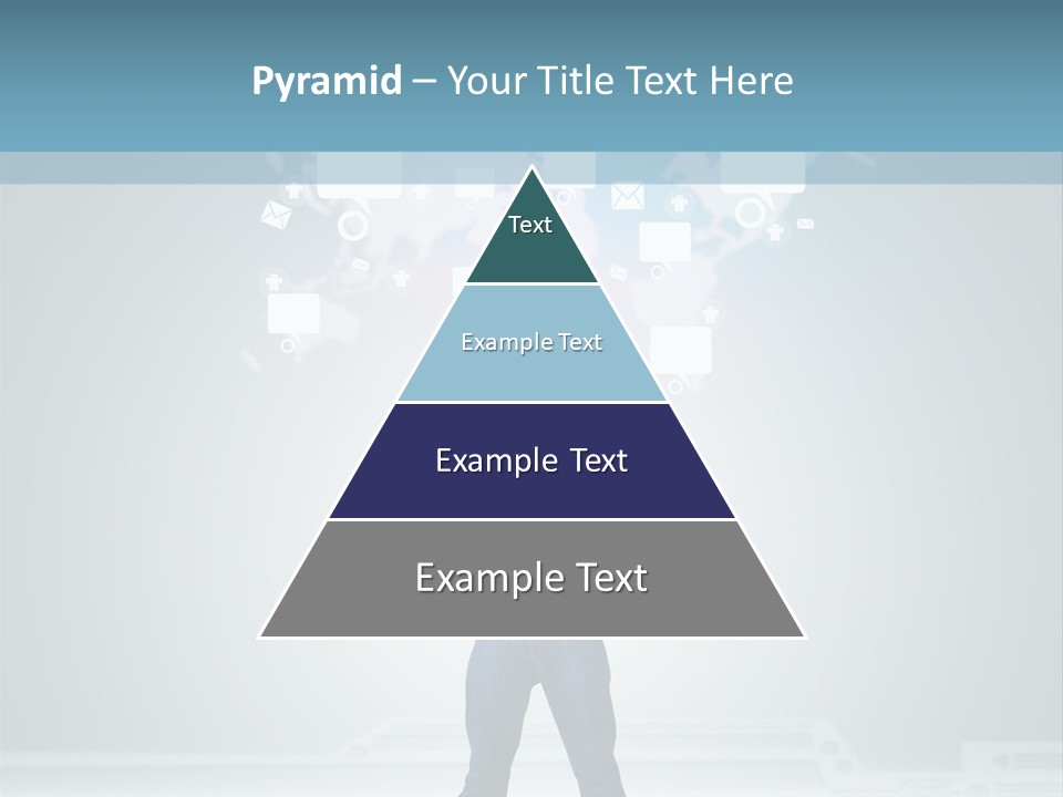 Network Message Background PowerPoint Template