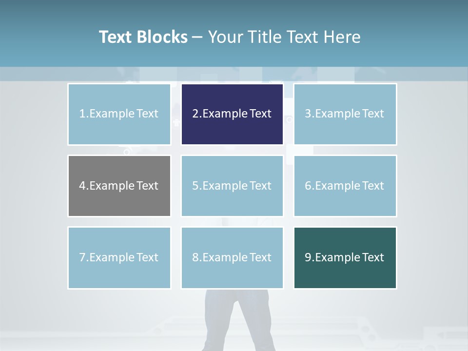 Network Message Background PowerPoint Template