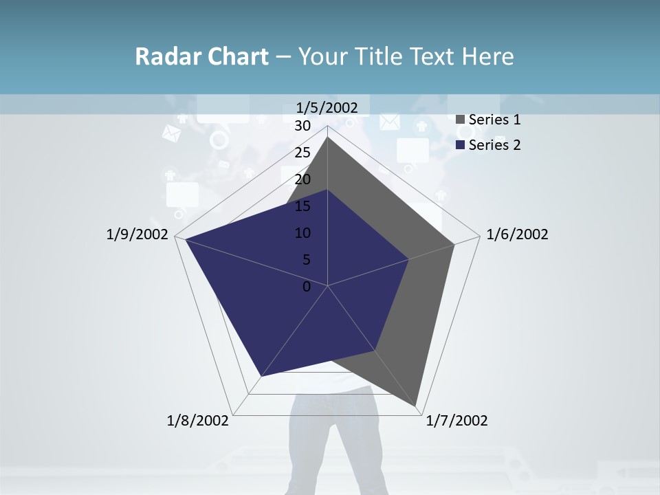 Network Message Background PowerPoint Template