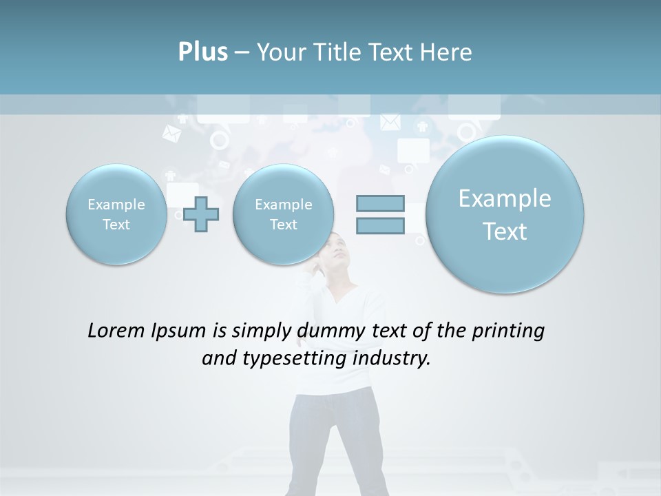 Network Message Background PowerPoint Template