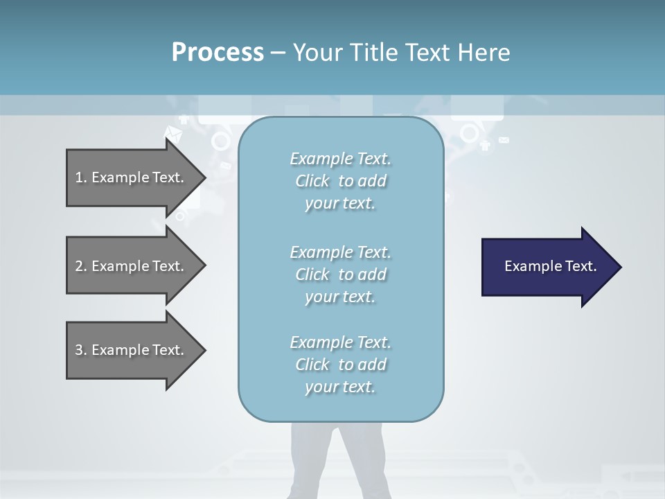 Network Message Background PowerPoint Template