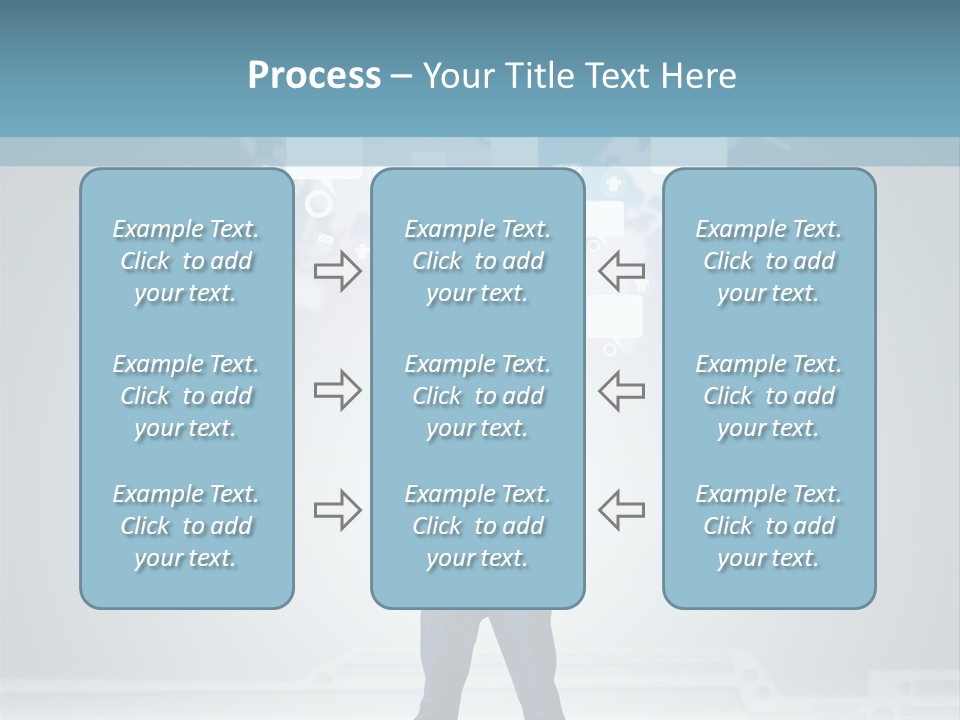 Network Message Background PowerPoint Template