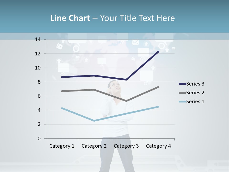 Network Message Background PowerPoint Template