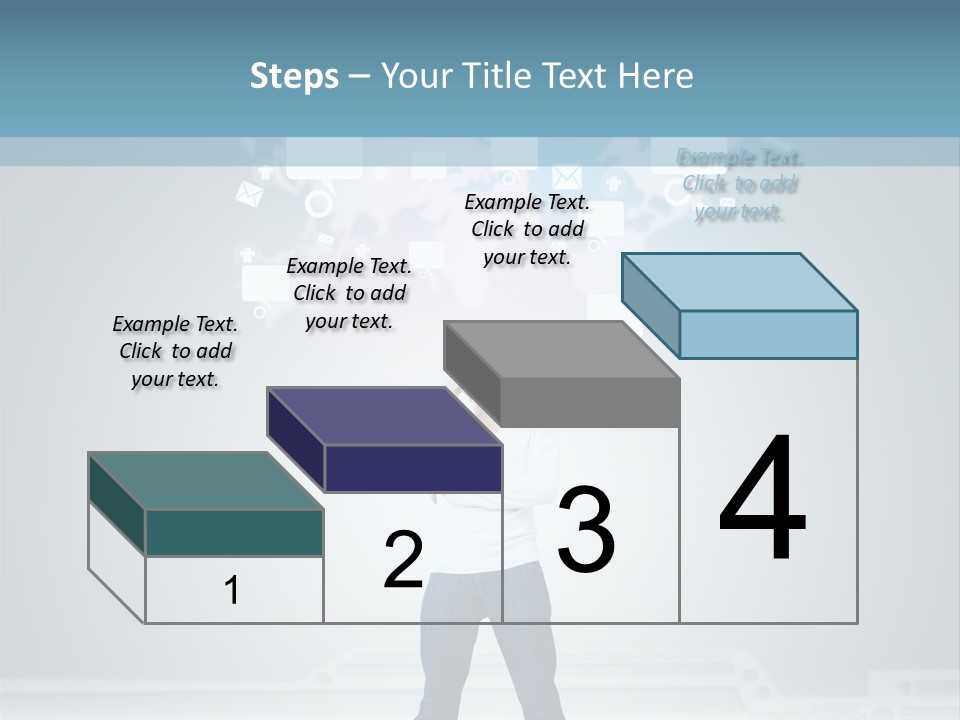 Network Message Background PowerPoint Template